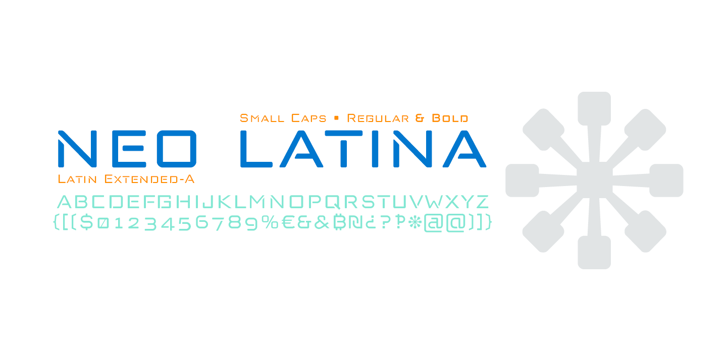 Ejemplo de fuente Neo Latina Latina